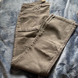 Bit & Bridle Women's Straight Leg Jeans in Gray